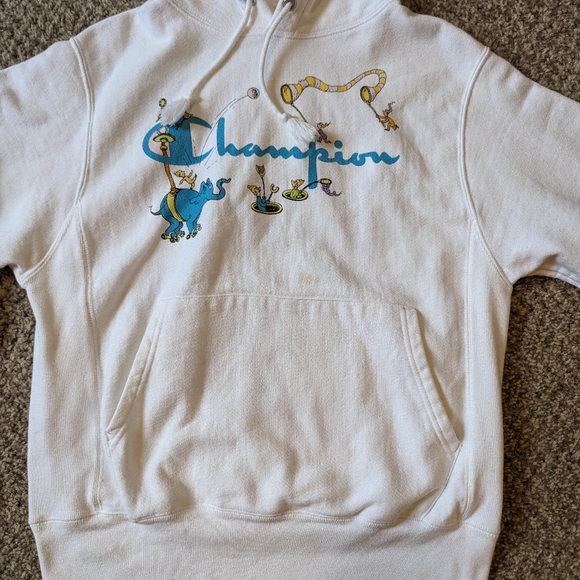 Champion Dr. Seuss Oh the Places You'll Go Reverse Weave Hooded Sweatshirt - Picture 3 of 15